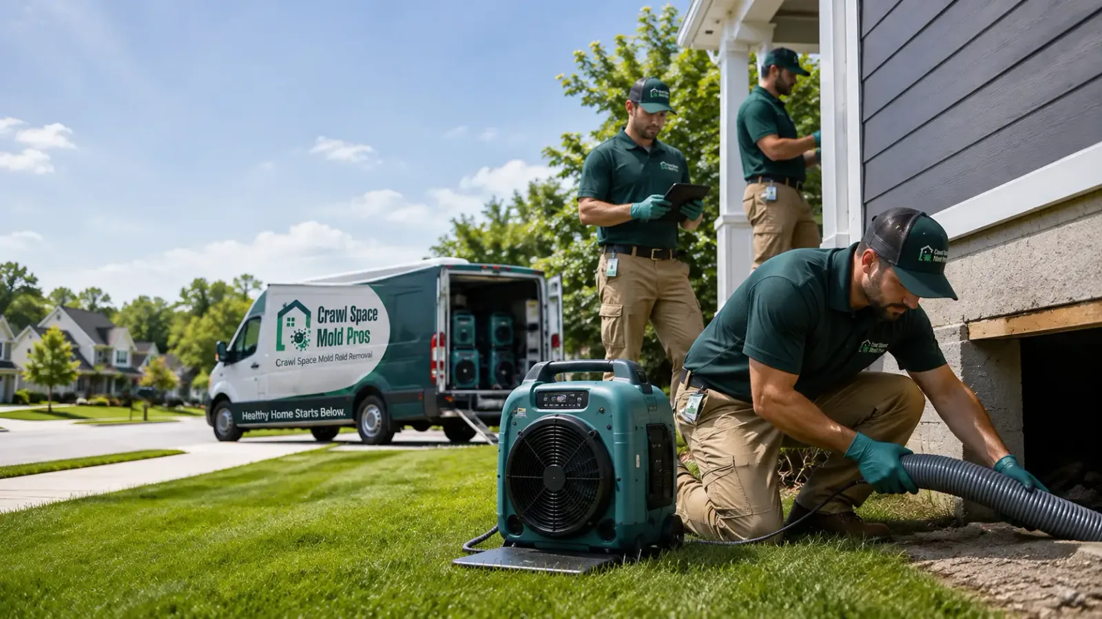 Crawl Space Mold Removal in Haskell, NJ